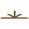 Ekena Millwork Richland Smooth Timber Gable Bracket, Western Red Cedar, 96"W x 36"H x 1 1/2"D x 5 1/2"F, 9/12 Pitch GBW096X36X0206RIC00SWR - alternate 5